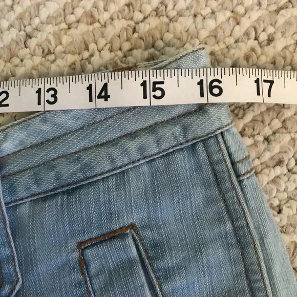 𝅺Ruff Hewn pull strings jean shorts size 8 - Picture 7 of 13